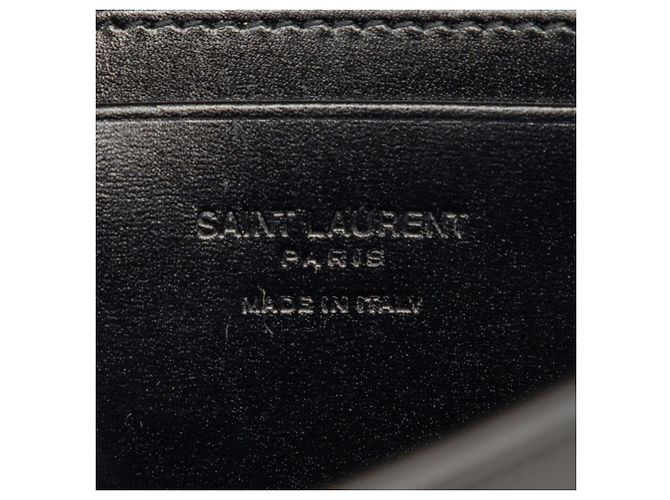 Borsa a tracolla in pelle nera Saint Laurent Nero - vista 5