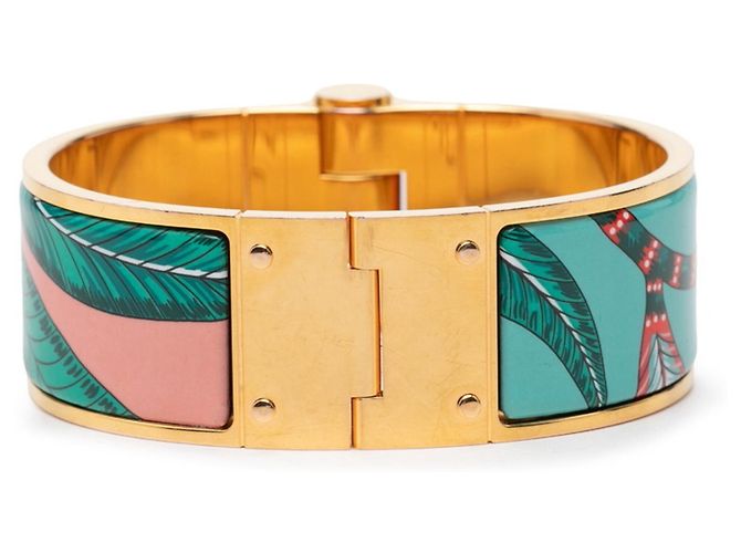 Hermès Pulsera Charnière GM Savana Dance Hermes Dorado - vista 3