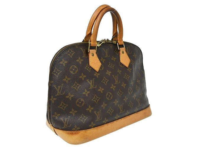 Louis Vuitton Alma Monogram Canvas PM Marrone - vista 2