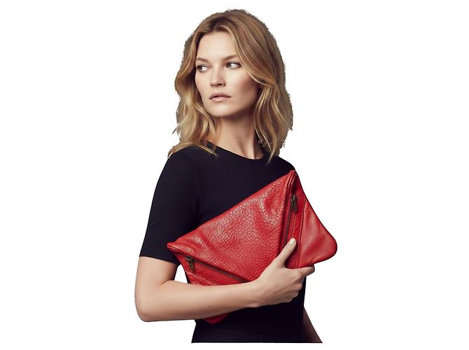 Alexander Wang Clutch in pelle rossa Rosso - vista 2