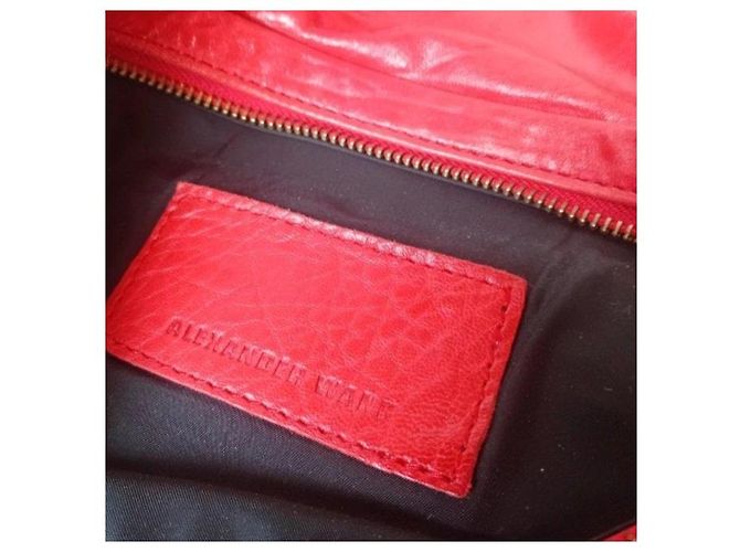 Alexander Wang Clutch in pelle rossa Rosso - vista 3