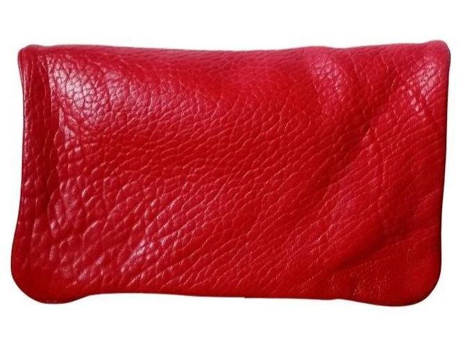 Alexander Wang Clutch in pelle rossa Rosso - vista 5