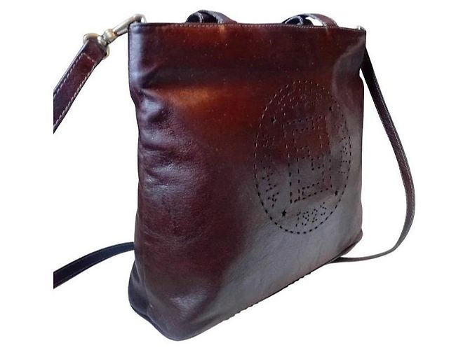 Fendi Leder Shopper Tasche Braun - Ansicht 5