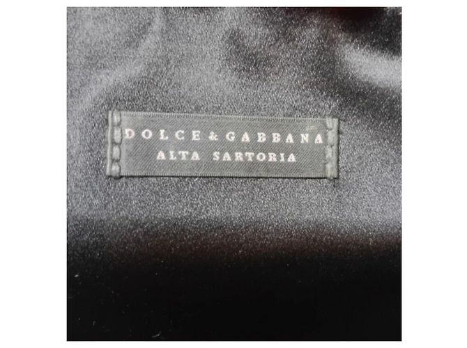 Dolce & Gabbana Alta Sartoria Borsa a Tracolla in Pelle Nera Nero - vista 3