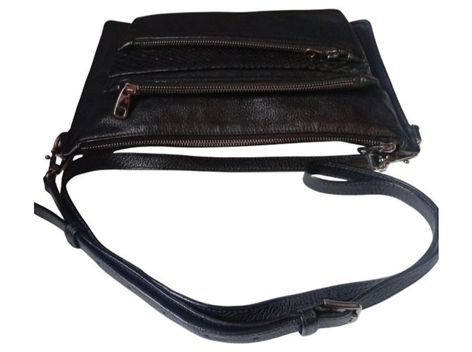 Dolce & Gabbana Alta Sartoria Borsa a Tracolla in Pelle Nera Nero - vista 4