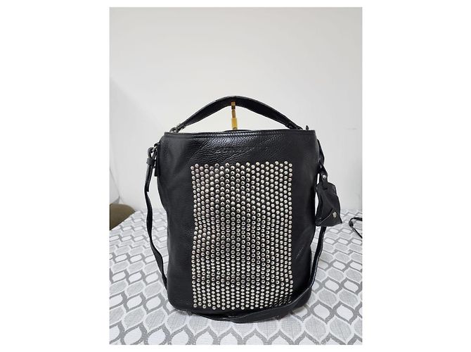 Burberry Borsa a Spalla Studded Susanna Nera Nero - vista 12