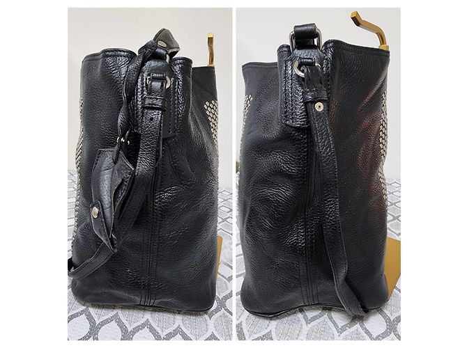 Burberry Borsa a Spalla Studded Susanna Nera Nero - vista 7