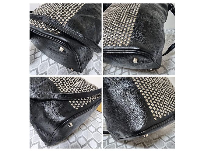 Burberry Borsa a Spalla Studded Susanna Nera Nero - vista 9