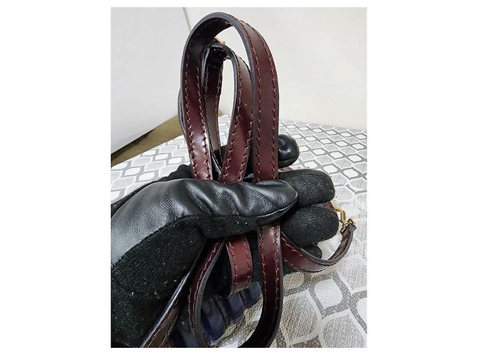 Burberry Prorsum Borsa a Tracolla Barrel Canteen Pelle Vernice - vista 12