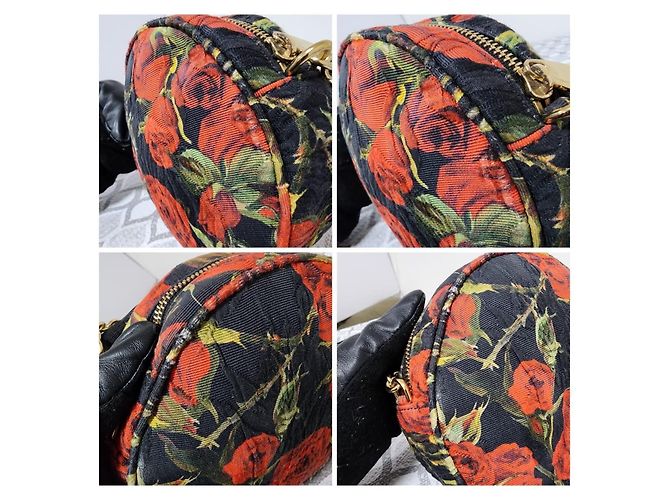 Dolce & Gabbana Borsa Miss Glam Rotonda Floreale Multicolore - vista 9