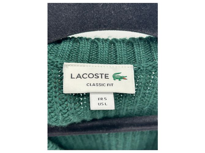 Lacoste Pull sans manches vert sapin - vue 3