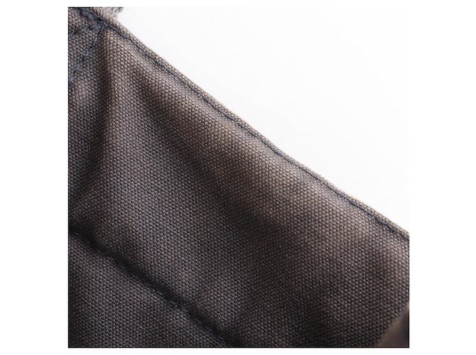 Hermès Fourre Tout MM Baumwoll-Canvas Tote Bag Ginza Limited Braun - Ansicht 11