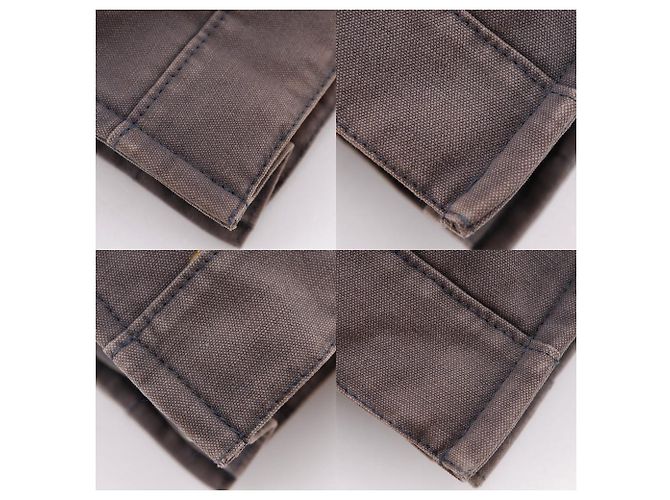 Hermès Fourre Tout MM Baumwoll-Canvas Tote Bag Ginza Limited Braun - Ansicht 14