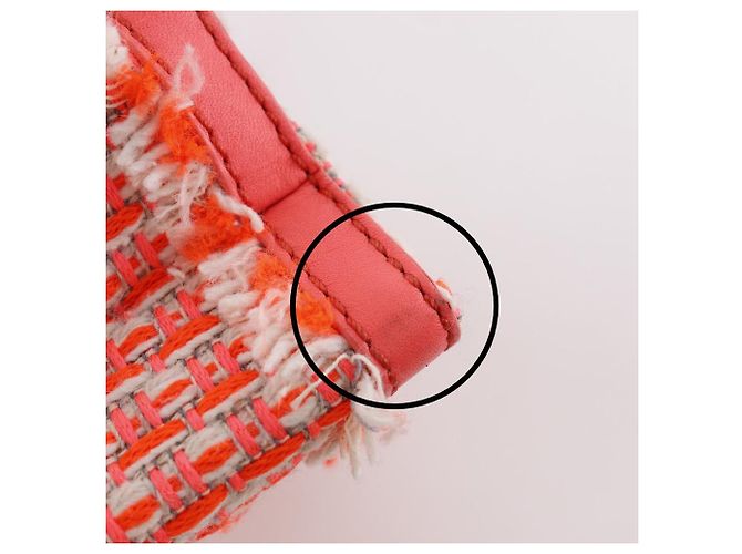Kate Spade Tweed Schultertasche Orange - Ansicht 11