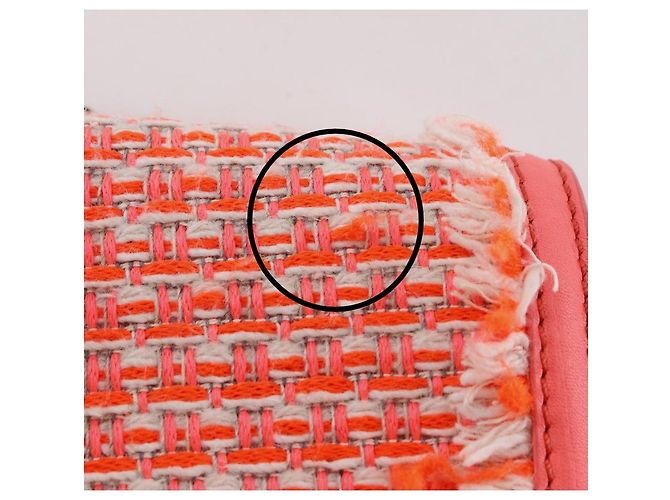 Kate Spade Tweed Schultertasche Orange - Ansicht 12