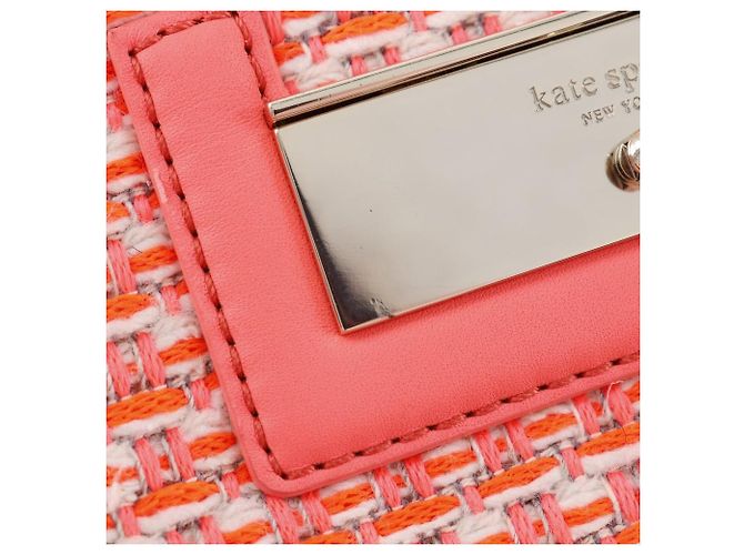 Kate Spade Tweed Schultertasche Orange - Ansicht 13