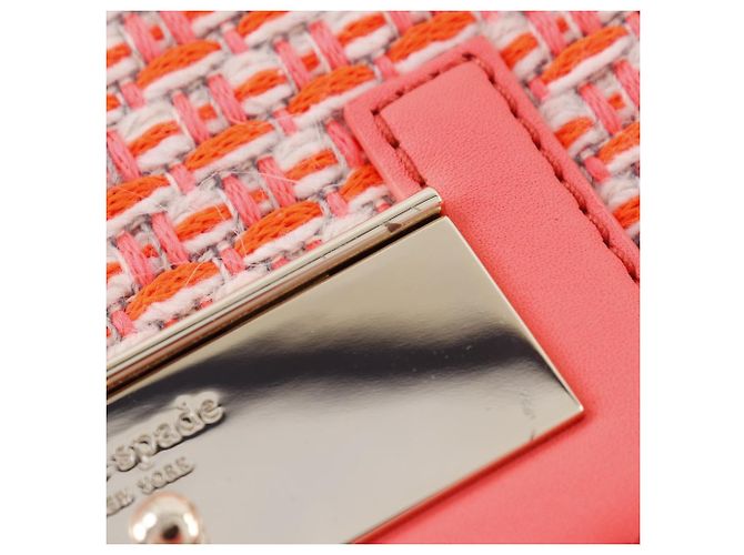 Kate Spade Tweed Schultertasche Orange - Ansicht 14