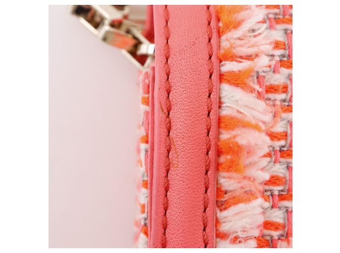 Kate Spade Tweed Schultertasche Orange - Ansicht 8