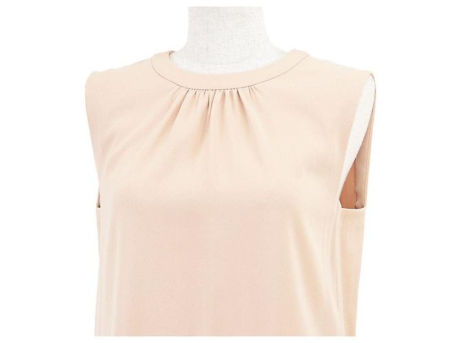 Autre Marque Ärmelloses Kleid aus Polyester von FOXEY NEW YORK Pink Beige - Ansicht 2