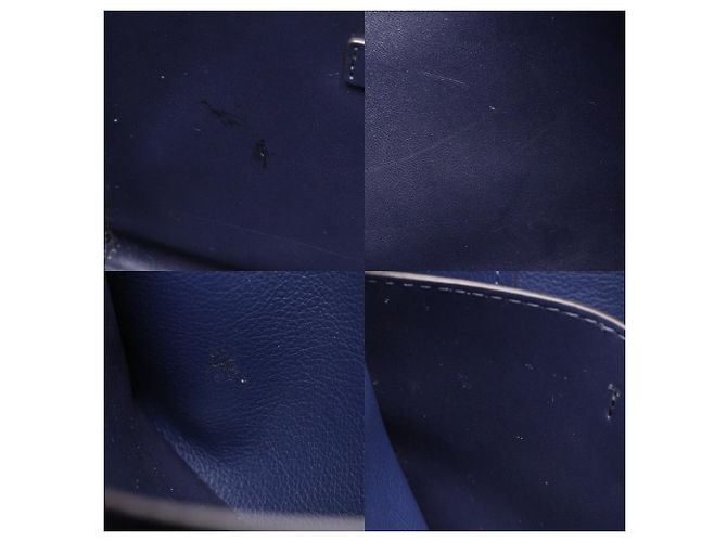 Borsa 2 way in pelle Hamilton di Michael Kors Blu Blu navy - vista 13