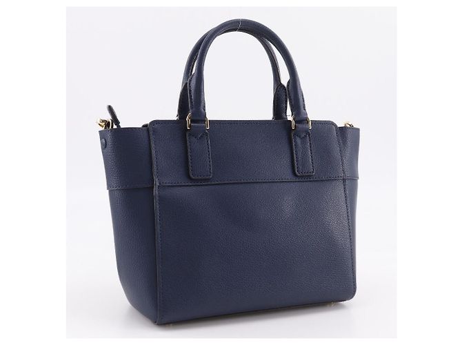 Borsa 2 way in pelle Hamilton di Michael Kors Blu Blu navy - vista 3