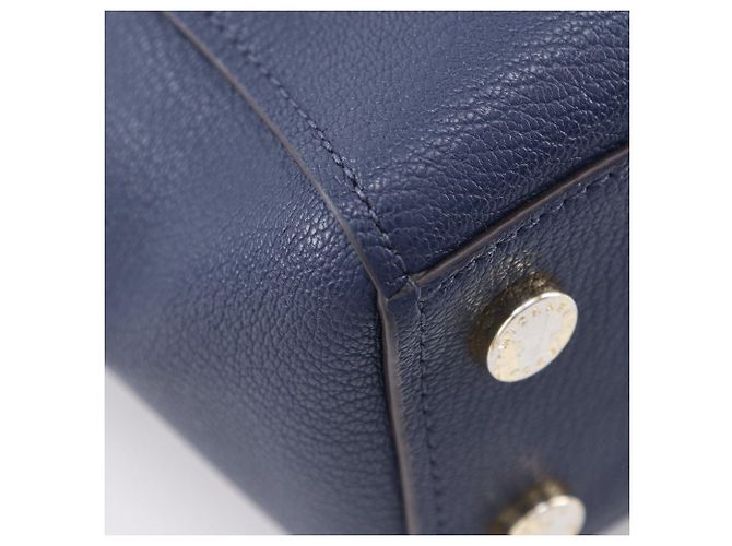 Borsa 2 way in pelle Hamilton di Michael Kors Blu Blu navy - vista 4