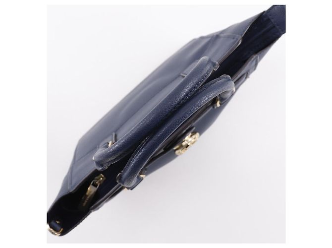 Borsa 2 way in pelle Hamilton di Michael Kors Blu Blu navy - vista 5