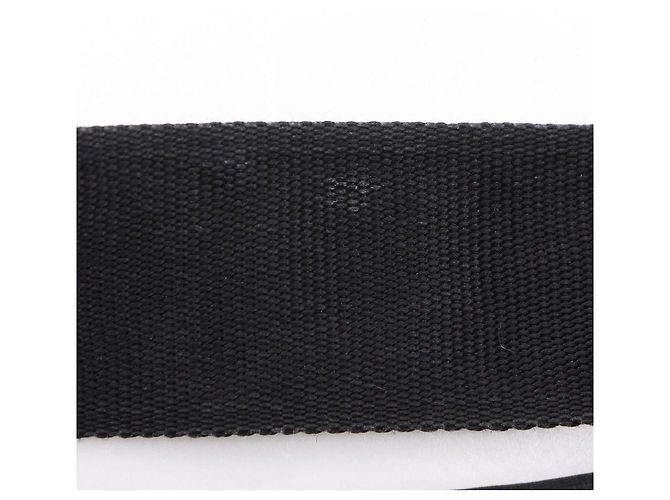 Fendi Logo Nylon Canvas Handtasche Schwarz - Ansicht 11