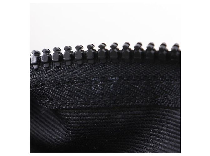 Fendi Logo Nylon Canvas Handtasche Schwarz - Ansicht 13
