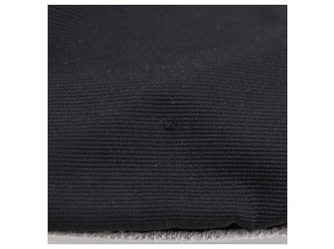 Fendi Logo Nylon Canvas Handtasche Schwarz - Ansicht 7