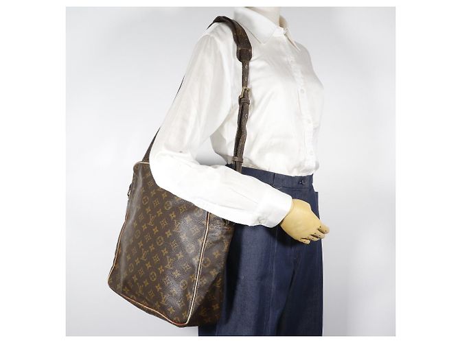 Borsa a Spalla Louis Vuitton Marceau Monogram Marrone - vista 18