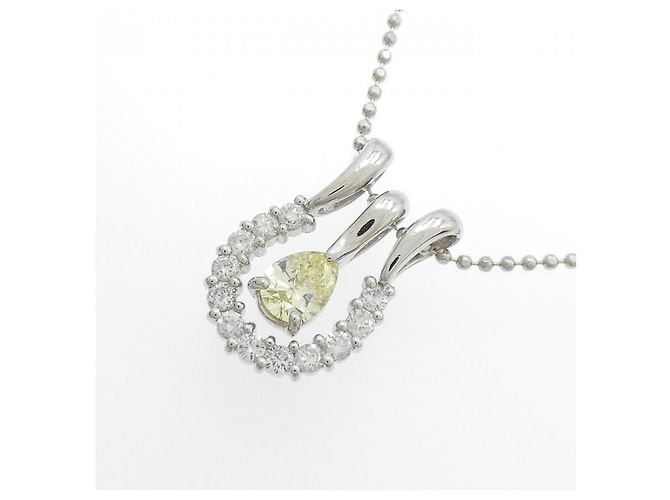 Autre Marque Collana 2way in Diamante PT900 PT850 Argento - vista 3