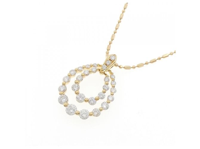 Autre Marque Collana con diamante Au750 D'oro - vista 3