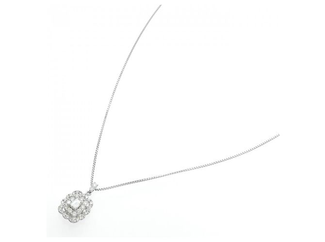 Autre Marque Collana in platino e diamanti Argento - vista 2