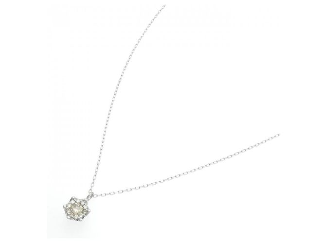 Autre Marque Collana in platino e diamanti Argento - vista 2