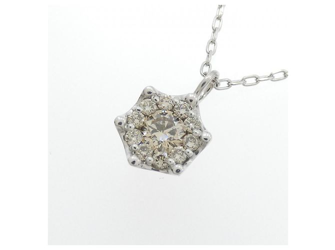 Autre Marque Collana in platino e diamanti Argento - vista 3