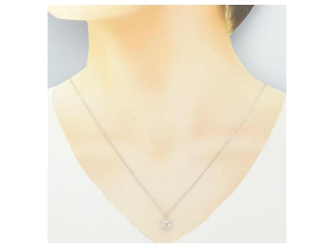 Autre Marque Collana in platino e diamanti Argento - vista 6