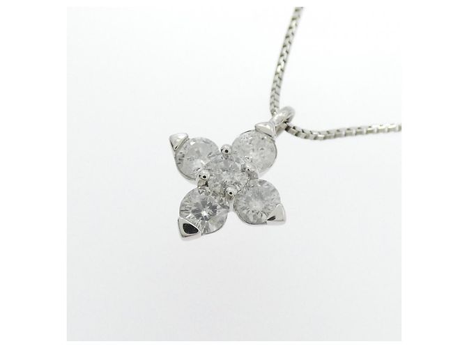 Autre Marque Collana in platino e diamanti Argento - vista 3