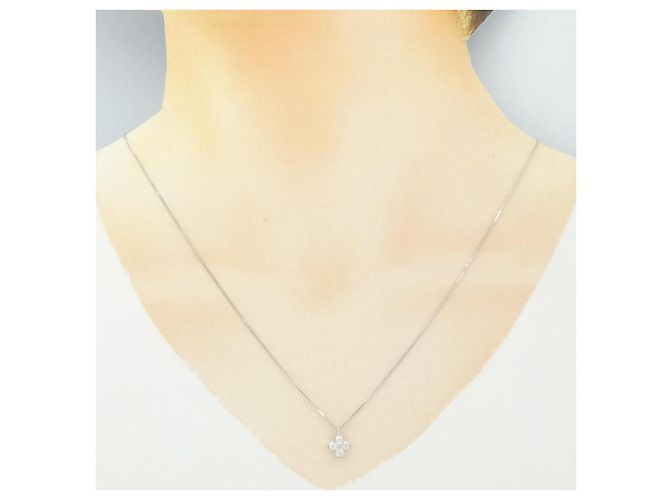 Autre Marque Collana in platino e diamanti Argento - vista 6