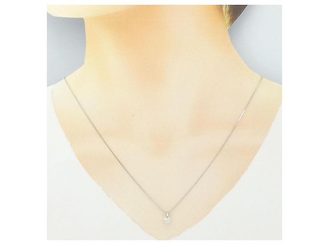 Autre Marque Collana in platino e diamanti Argento - vista 6