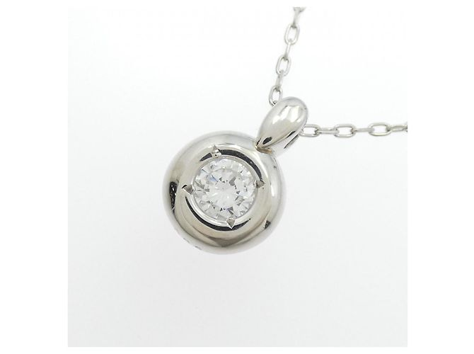 Autre Marque Collana in platino e diamanti Argento - vista 3