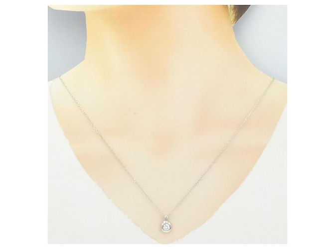 Autre Marque Collana in platino e diamanti Argento - vista 6