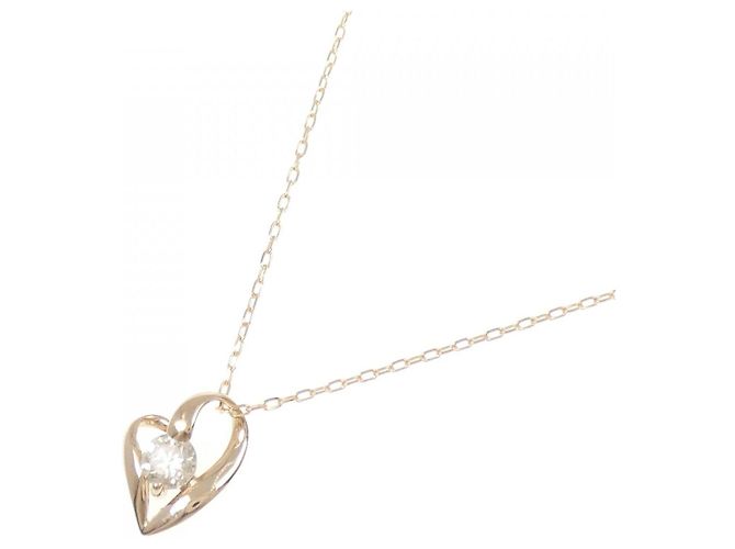 Autre Marque Collana con pendente Cuore di Diamanti Au750 Rosa - vista 2