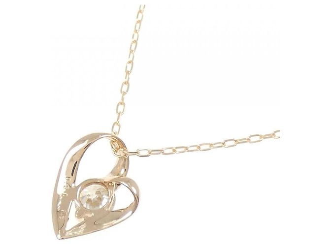 Autre Marque Collana con pendente Cuore di Diamanti Au750 Rosa - vista 4