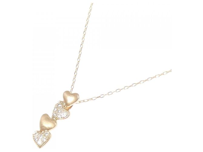Autre Marque Collana con Diamanti Au750 Rosa - vista 2