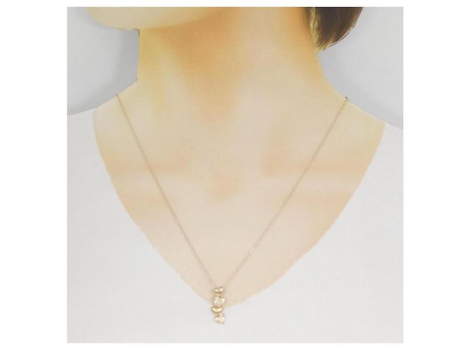 Autre Marque Collana con Diamanti Au750 Rosa - vista 6