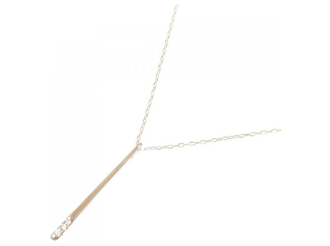 Autre Marque Au750 Diamond Necklace Pink - view 2
