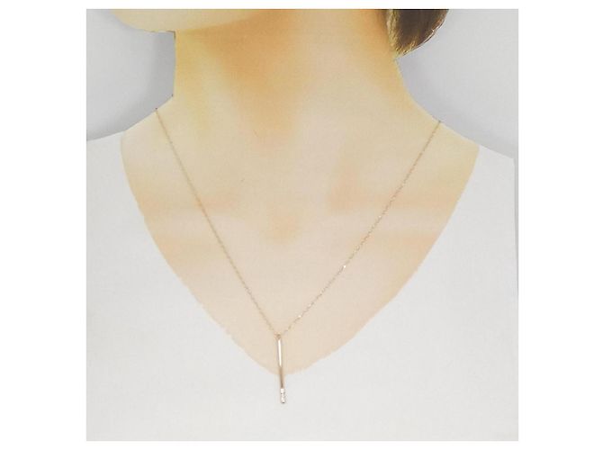 Autre Marque Au750 Diamond Necklace Pink - view 6