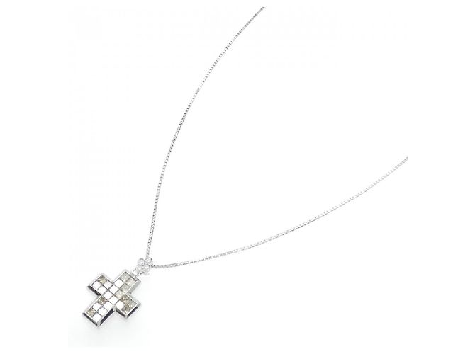 Autre Marque Collana in oro bianco Au750 e diamanti Argento - vista 2
