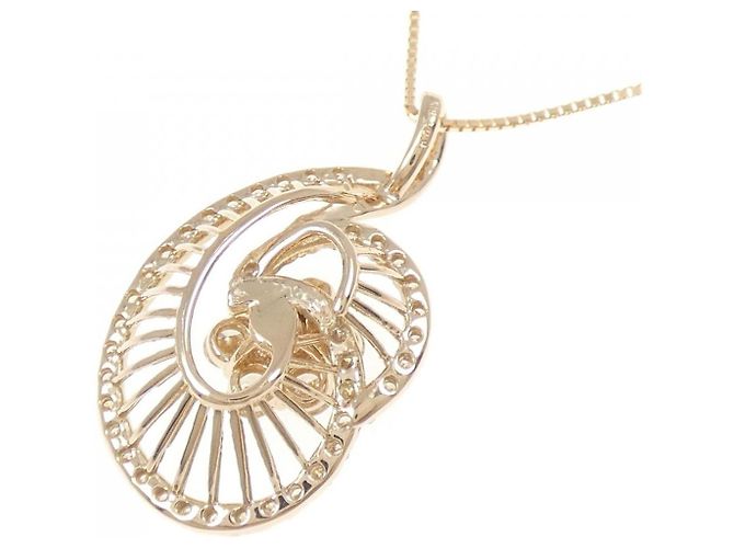 Autre Marque Collier Fleur en Diamants Au750 Rose - vue 4